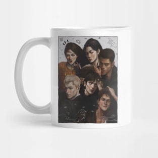 The Atlas Six - 2021 Edition - colour illustration Mug